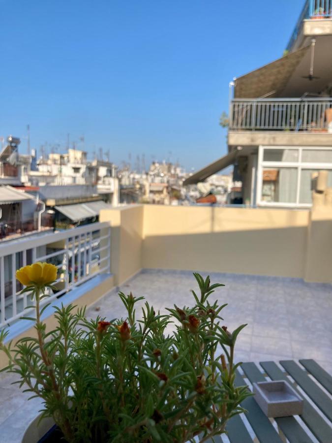 Ferienwohnung Modern Penthouse Thessaloniki Exterior foto